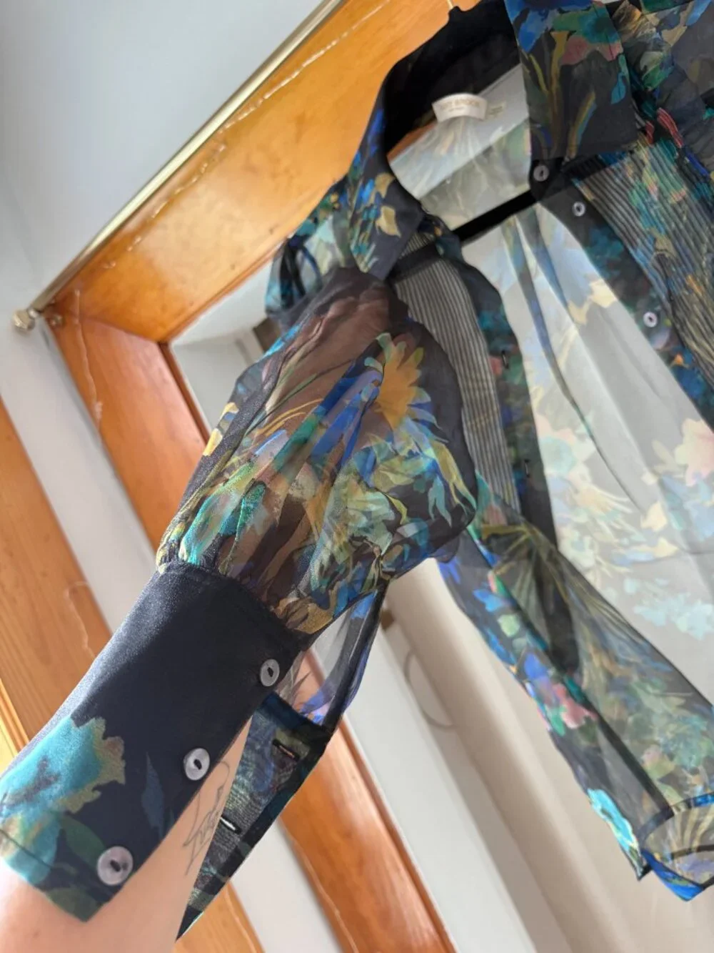 Ramy Brook Sheer Button Down